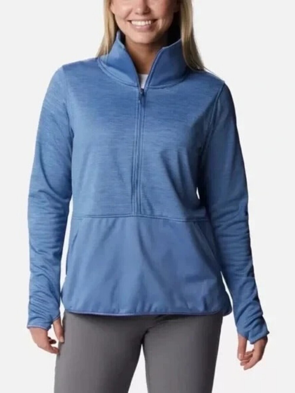 Columbia Sunny Springs Half Zip Pullover, Color Blue Size M